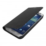 Book din Piele pentru HTC one m8 Colectia tama - Negru