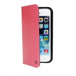 Book din Piele pentru iPhone 5/5S Colectia neat - Maro