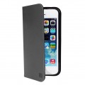Husa Book Promate din Piele pentru iPhone 5 5s SE Colectia Neat - Negru