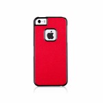 Capac Spate rosu-Negru  pentru iPhone 5 - Colectia  feel & touch