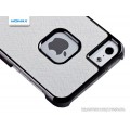 Capac Protectie Spate Momax pentru iPhone 5 5s SEColectia Feel & Touch - Alb cu Negru