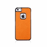 Capac Spate portocaliu-Negru pentru iPhone 5 - Colectia  feel & touch