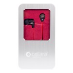 Casti Stereo Cellara 3.5 Mm Cu Fir - Rosu Cu Negru