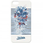 Capac Protectie Spate Jean Paul Gaultier Pentru iPhone 5/5S Colectia Tatoo - Albastru