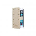 Book Guess Cu Tinte Pentru Iphone 6 5.5 Inch Colectia Studded - Crem