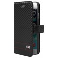 Husa Book BMW pentru iPhone 6 6s - Negru