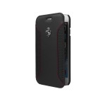 Book Ferrari Din Piele Pentru Iphone 6 5.5 Inch Colectia F12 - Negru