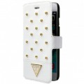 Husa Book Guess pentru iPhone 6 6s Colectia Tessi - Alb