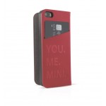 Book Mini Pentru Iphone 6 5.5 Inch Colectia You Me Mini - Rosu