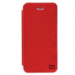 Book Promate Din Piele Pentru iPhone 6 4.7 Inch Colectia Slant - Rosu