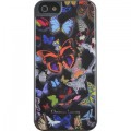 Capac Protectie Spate Christian Lacroix pentru iPhone 5 5s SE Colectia Butterfly - Negru