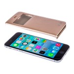 Book S-view Cellara Din Piele Pentru Iphone 6 4.7 Inch - Auriu