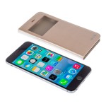 Book S-view Cellara Din Piele Pentru Iphone 6 5.5 Inch - Auriu