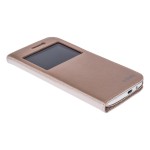 Book S-view Cellara Din Piele Pentru Htc One M8 - Auriu
