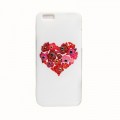 Capac Protectie Spate Iwill cu Imprimeu pentru iPhone 6 6s Colectia Inima