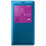 Book S-view Samsung Cu Perforatii Pentru Galaxy S5 G900 - Albastru