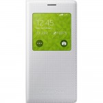 Book S-view Samsung Cu Perforatii Pentru Galaxy S5 Mini G800 - Alb