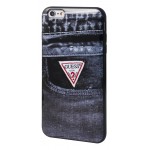 Capac Protectie Spate Guess Pentru Iphone 6 4.7 Inch Imprimeu Denim