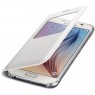 Book S-view Samsung Pentru Samsung Galaxy S6 - Alb
