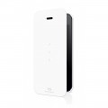Husa Book White Diamonds pentru iPhone 5 5s SE Colectia Crystal - Alb
