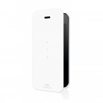 Book White Diamonds Pentru iPhone 5-5S Colectia Crystal - Alb