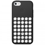 Capac Protectie Spate Apple Din Silicon Pentru Iphone 5c - Negru