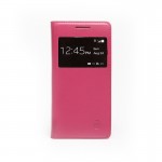 Book S-View Mobiama Pentru Samsung Galaxy S4 Mini Colectia WS - Roz