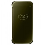 Book Clear View Samsung Pentru Samsung Galaxy S6 - Auriu