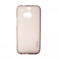 Capac Protectie Spate Mobiama TPU cu Folie de Protectie Inclusa pentru HTC One M8 - Gri