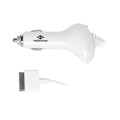 Incarcator Auto Mobiama pentru iPhone 4 4s - Alb