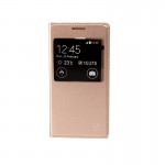Book S-view Mobiama Pentru Samsung Galaxy Core Prime - Auriu