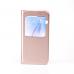 Book S-view Mobiama Pentru Samsung Galaxy S6 - Auriu