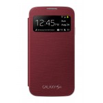 Book Rosu Ss-View Ssamsung pentru Galaxy S4
