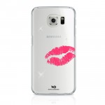 Capac Protectie Spate White Diamonds Pentru Samsung Galaxy S6 Colectia Lipstick - Kiss