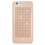 Capac Protectie Spate White Diamonds Pentru Iphone 6 Colectia The Rock - Crem