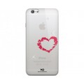 Capac Protectie Spate White Diamonds pentru iPhone 6 6s Colectia Lipstick - Heart