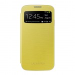 Book Galben S-View Samsung pentru Galaxy S4