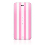 Book White Diamonds Pentru Iphone 6 Colectia Girl - Stripes
