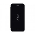 Husa Book White Diamonds pentru iPhone 6 6s Colectia Crystal - Negru