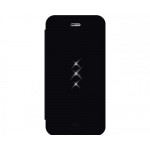 Book White Diamonds Pentru Iphone 6 Colectia Crystal - Negru