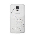 Capac Protectie Spate Bling My Thing pentru Samsung Galaxy S5 Colectia Milky Angel Mix - Transparent