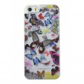 Capac Protectie Spate Christian Lacroix pentru iPhone 5 5s SE Colectia Butterfly - Alb