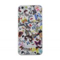 Capac Protectie Spate Christian Lacroix pentru iPhone 6 6s Colectia Butterfly - Alb