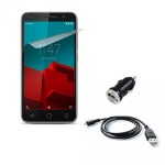 Kit Vodafone Pentru Smart Prime 6: Capac Spate, Cablu Date, Incarcator Auto