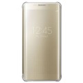 Husa Book Clear View Samsung Pentru Samsung Galaxy S6 Edge Plus - Auriu