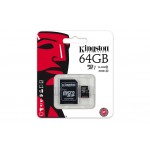 Card De Memorie Kingston Micro Sdhc - 64gb Clasa 10 Gen 2