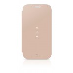 Book White Diamonds Pentru Samsung Galaxy S6 Colectia Crystal - Crem