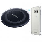 Kit Incarcare Wireless Samsung Si Capac Spate Transparent Pentru Samsung Galaxy S6 - Negru