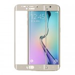 Folie Protectie Ecran Sticla 3D Cellara pentru Samsung Galaxy S6 Edge - Auriu