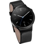 Smartwatch Huawei W1 Otel Inoxidabil Negru Si Curea Din Piele Neagra